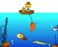 Go fishing horgász HTML5 játék